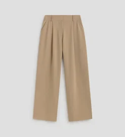Pantalones Y Faldas|SIMORRA Pantalón pinzas ancho Beige