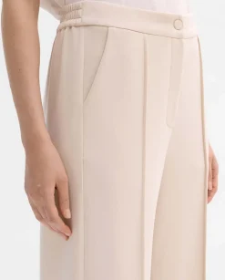 Pantalones Y Faldas|SIMORRA Pantalón punto suave Blanco