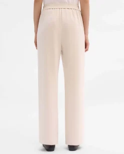 Pantalones Y Faldas|SIMORRA Pantalón punto suave Blanco