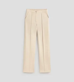 Pantalones Y Faldas|SIMORRA Pantalón punto suave Blanco
