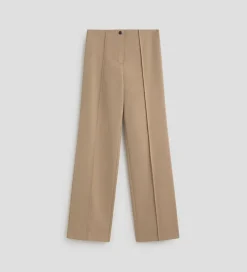 Pantalones Y Faldas|SIMORRA Pantalón recto ancho Beige