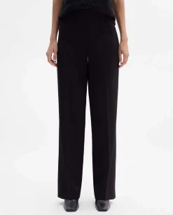Fiesta|Pantalones Y Faldas|SIMORRA Pantalón recto elástico Negro