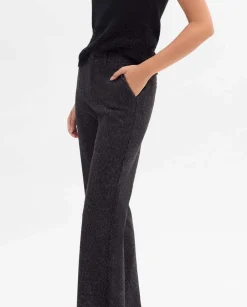 Pantalones Y Faldas|SIMORRA Pantalón recto espiga Gris