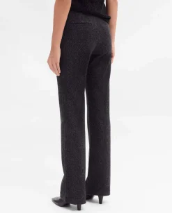 Pantalones Y Faldas|SIMORRA Pantalón recto espiga Gris