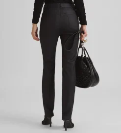 Pantalones Y Faldas|SIMORRA Pantalón slim Negro