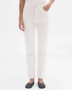 Pantalones Y Faldas|SIMORRA Pantalón slim Blanco