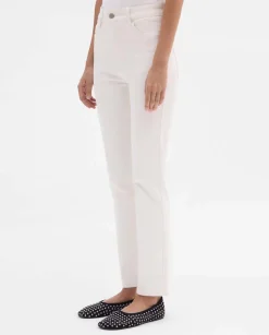 Pantalones Y Faldas|SIMORRA Pantalón slim Blanco
