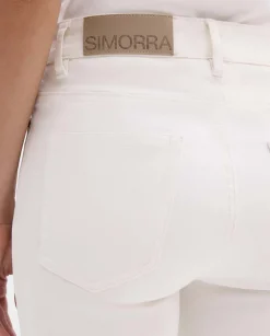 Pantalones Y Faldas|SIMORRA Pantalón slim Blanco