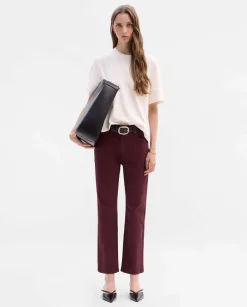 Pantalones Y Faldas|SIMORRA Pantalón slim Rojo