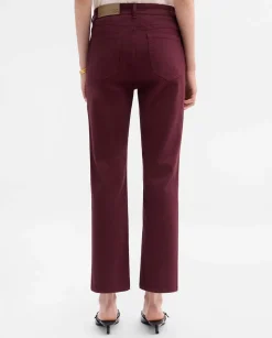 Pantalones Y Faldas|SIMORRA Pantalón slim Rojo