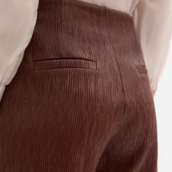 Pantalones Y Faldas|SIMORRA Pantalón textura Marrón