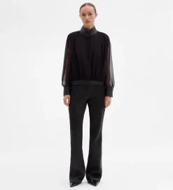 Pantalones Y Faldas|SIMORRA Pantalón textura Negro