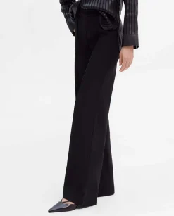 Fiesta|Pantalones Y Faldas|SIMORRA Pantalón tiro alto acampanado Negro