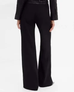 Fiesta|Pantalones Y Faldas|SIMORRA Pantalón tiro alto acampanado Negro
