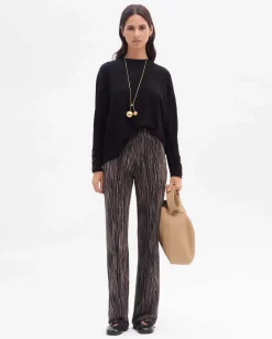 Pantalones Y Faldas|SIMORRA Pantalón tul estampado Negro