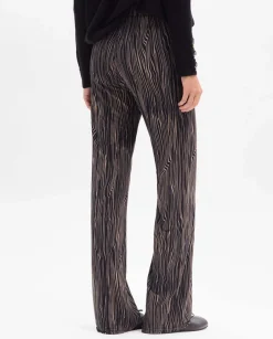 Pantalones Y Faldas|SIMORRA Pantalón tul estampado Negro