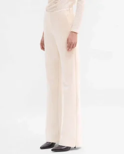 Pantalones Y Faldas|SIMORRA Pantalón twill elástico Blanco