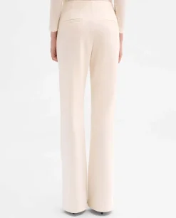 Pantalones Y Faldas|SIMORRA Pantalón twill elástico Blanco