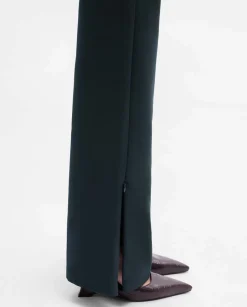 Pantalones Y Faldas|SIMORRA Pantalón twill elástico Verde