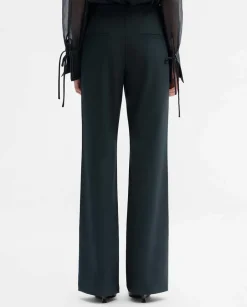 Pantalones Y Faldas|SIMORRA Pantalón twill elástico Verde