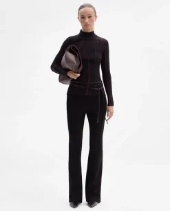 Pantalones Y Faldas|SIMORRA Pantalón twill elástico Negro