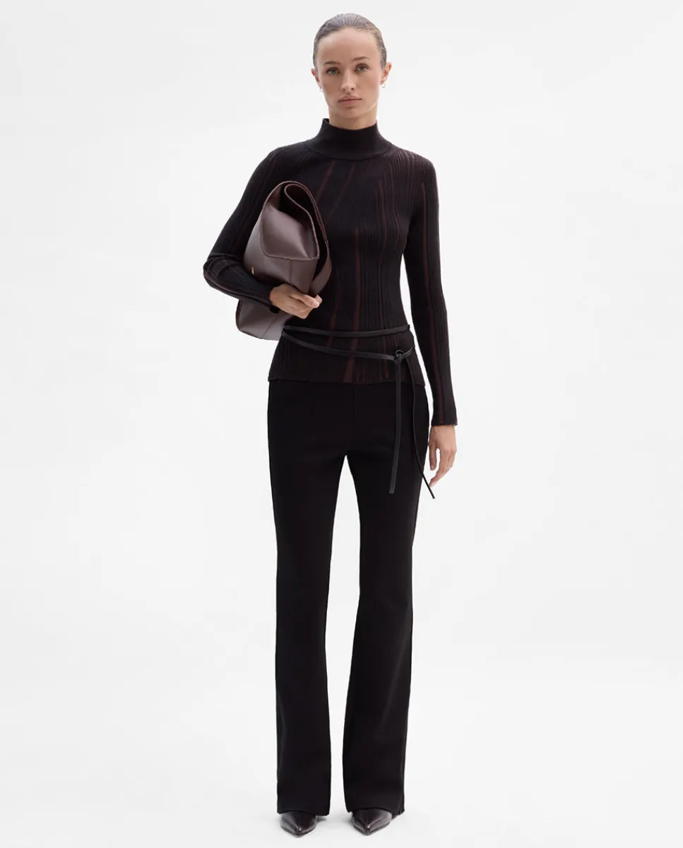 Pantalones Y Faldas|SIMORRA Pantalón twill elástico Negro