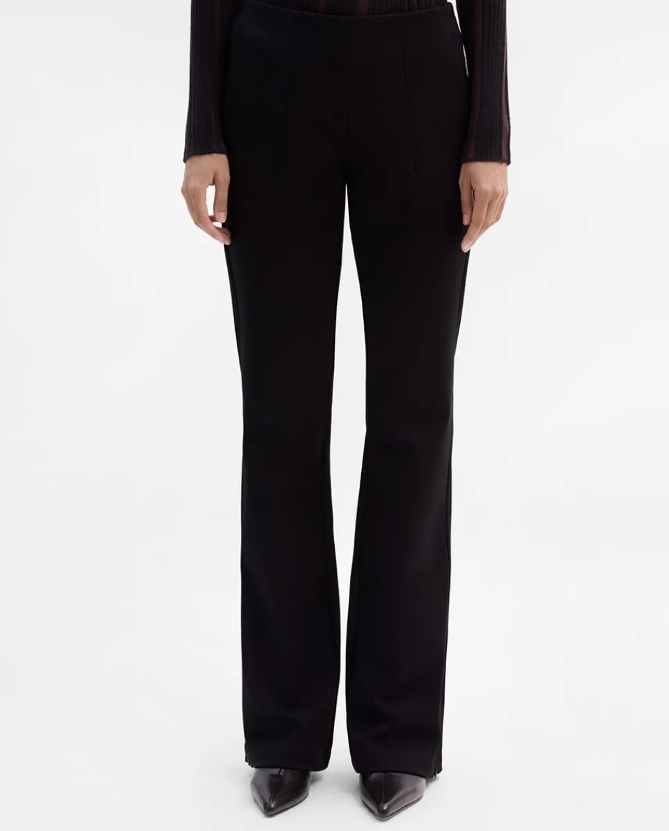 Pantalones Y Faldas|SIMORRA Pantalón twill elástico Negro