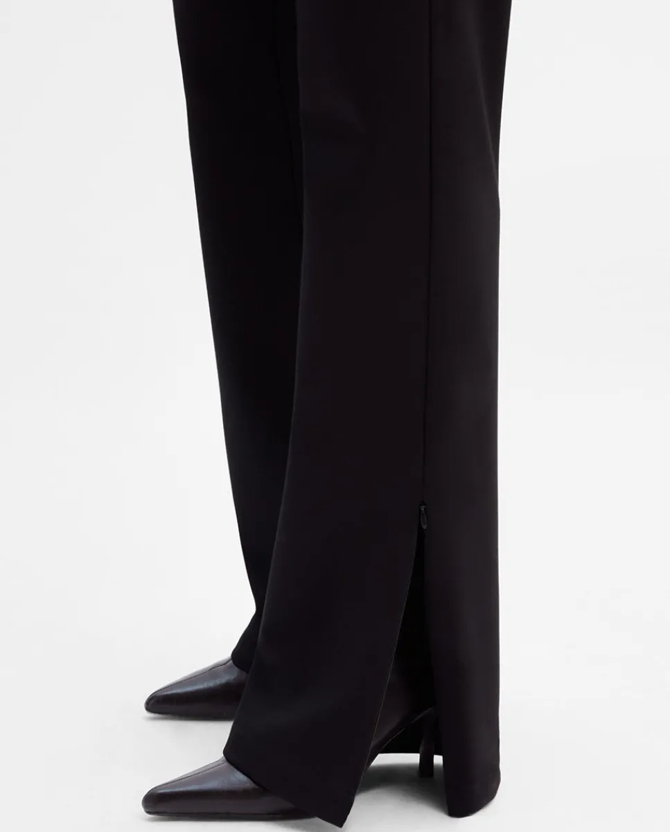 Pantalones Y Faldas|SIMORRA Pantalón twill elástico Negro