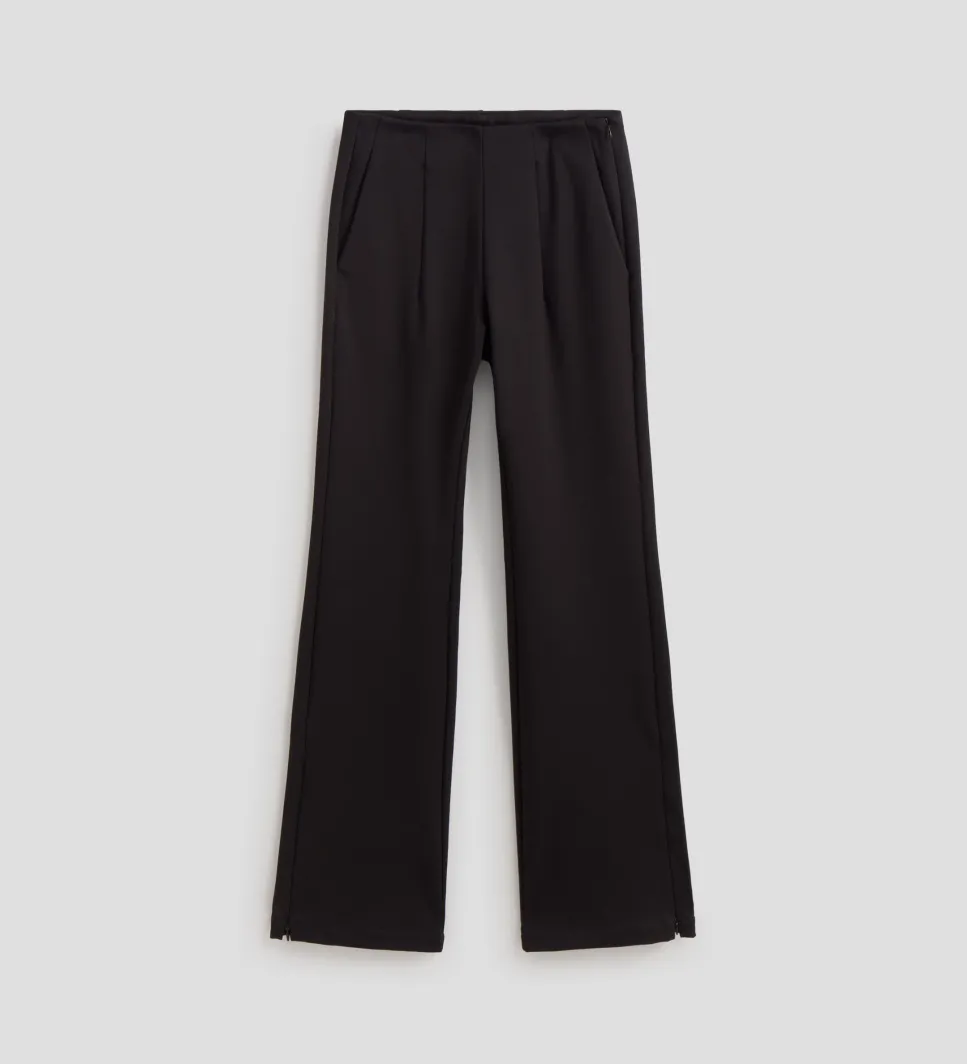 Pantalones Y Faldas|SIMORRA Pantalón twill elástico Negro