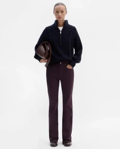 Pantalones Y Faldas|SIMORRA Pantalón vaquero acampanado Morado