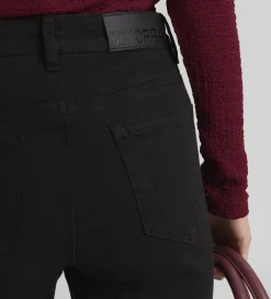 Pantalones Y Faldas|SIMORRA Pantalón vaquero acampanado Negro
