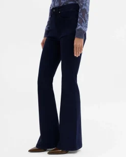 Pantalones Y Faldas|SIMORRA Pantalón vaquero acampanado Azul