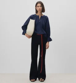 Pantalones Y Faldas|SIMORRA Pantalón vaquero acampanado Azul