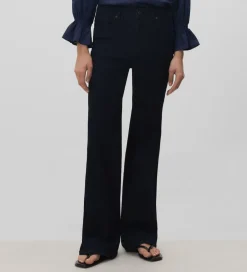 Pantalones Y Faldas|SIMORRA Pantalón vaquero acampanado Azul