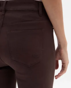 Pantalones Y Faldas|SIMORRA Pantalón vaquero acampanado Marrón