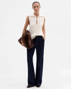 Pantalones Y Faldas|SIMORRA Pantalón vaquero recto Azul