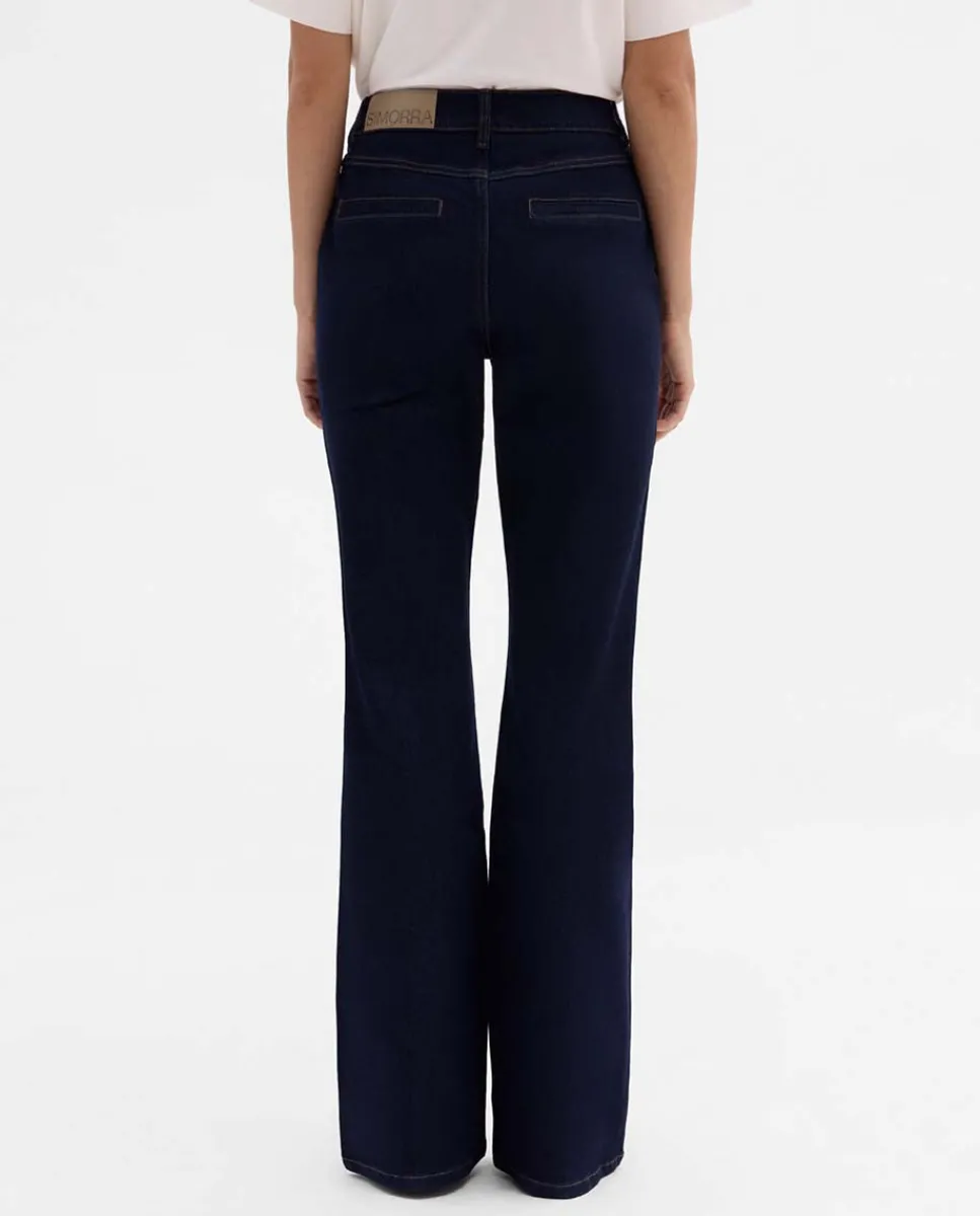 Pantalones Y Faldas|SIMORRA Pantalón vaquero recto Azul