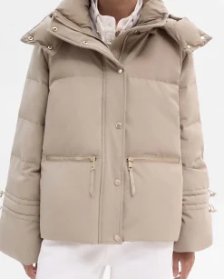Prendas De Abrigo|Plumíferos|SIMORRA Plumífero corto acolchado Beige