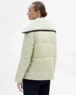 Prendas De Abrigo|Plumíferos|SIMORRA Plumífero corto reversible Verde