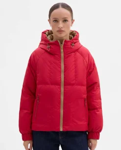 Prendas De Abrigo|Plumíferos|SIMORRA Plumífero corto reversible Rojo