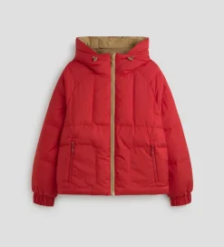 Prendas De Abrigo|Plumíferos|SIMORRA Plumífero corto reversible Rojo