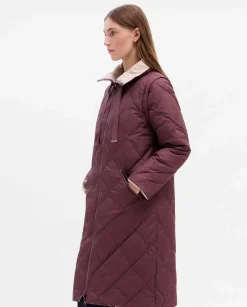 Prendas De Abrigo|Plumíferos|SIMORRA Plumífero largo reversible Rojo