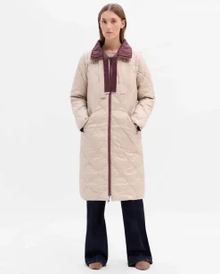 Prendas De Abrigo|Plumíferos|SIMORRA Plumífero largo reversible Rojo