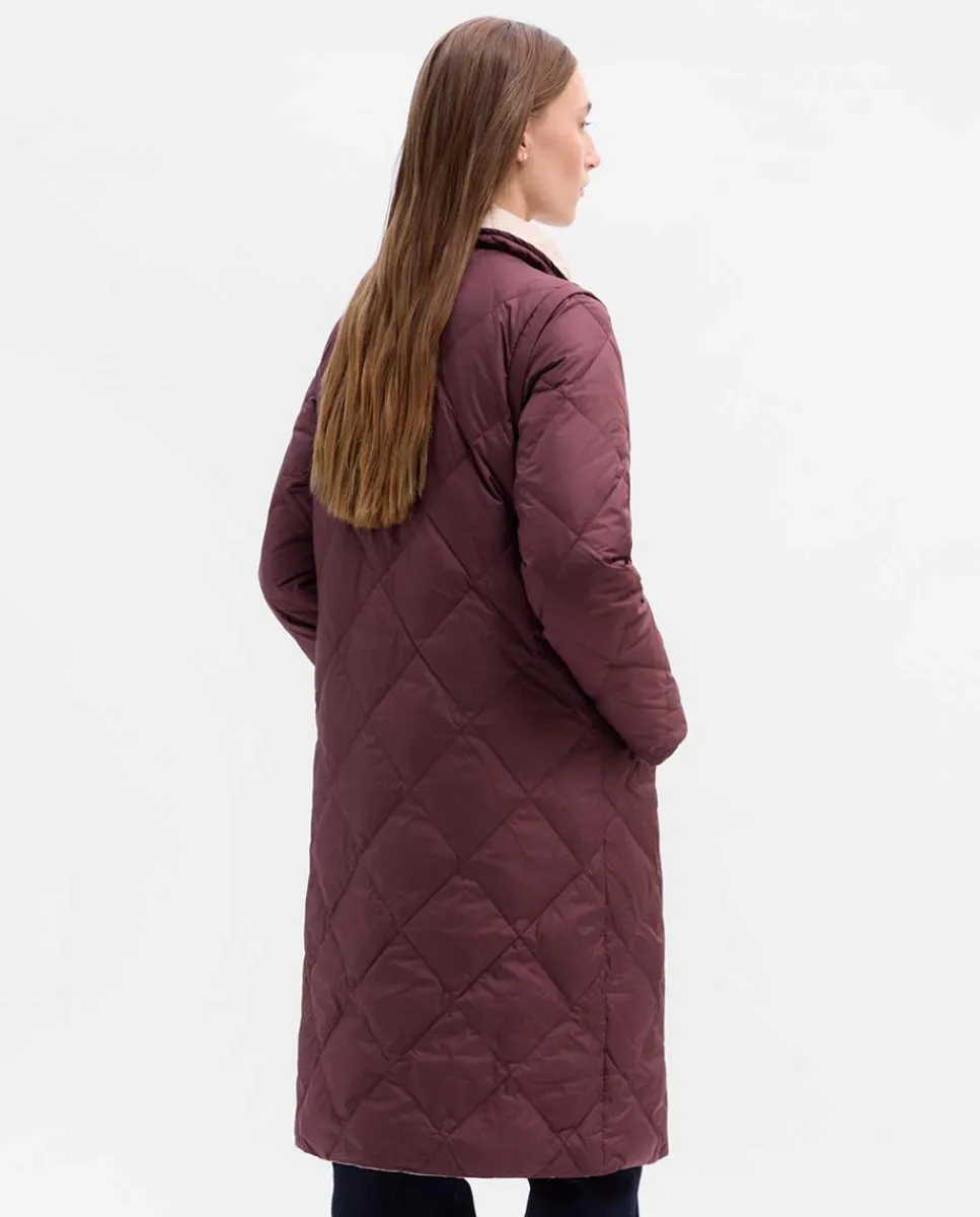 Prendas De Abrigo|Plumíferos|SIMORRA Plumífero largo reversible Rojo