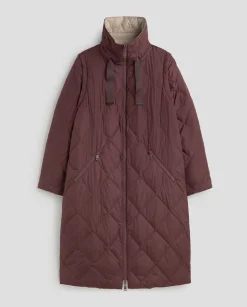 Prendas De Abrigo|Plumíferos|SIMORRA Plumífero largo reversible Rojo