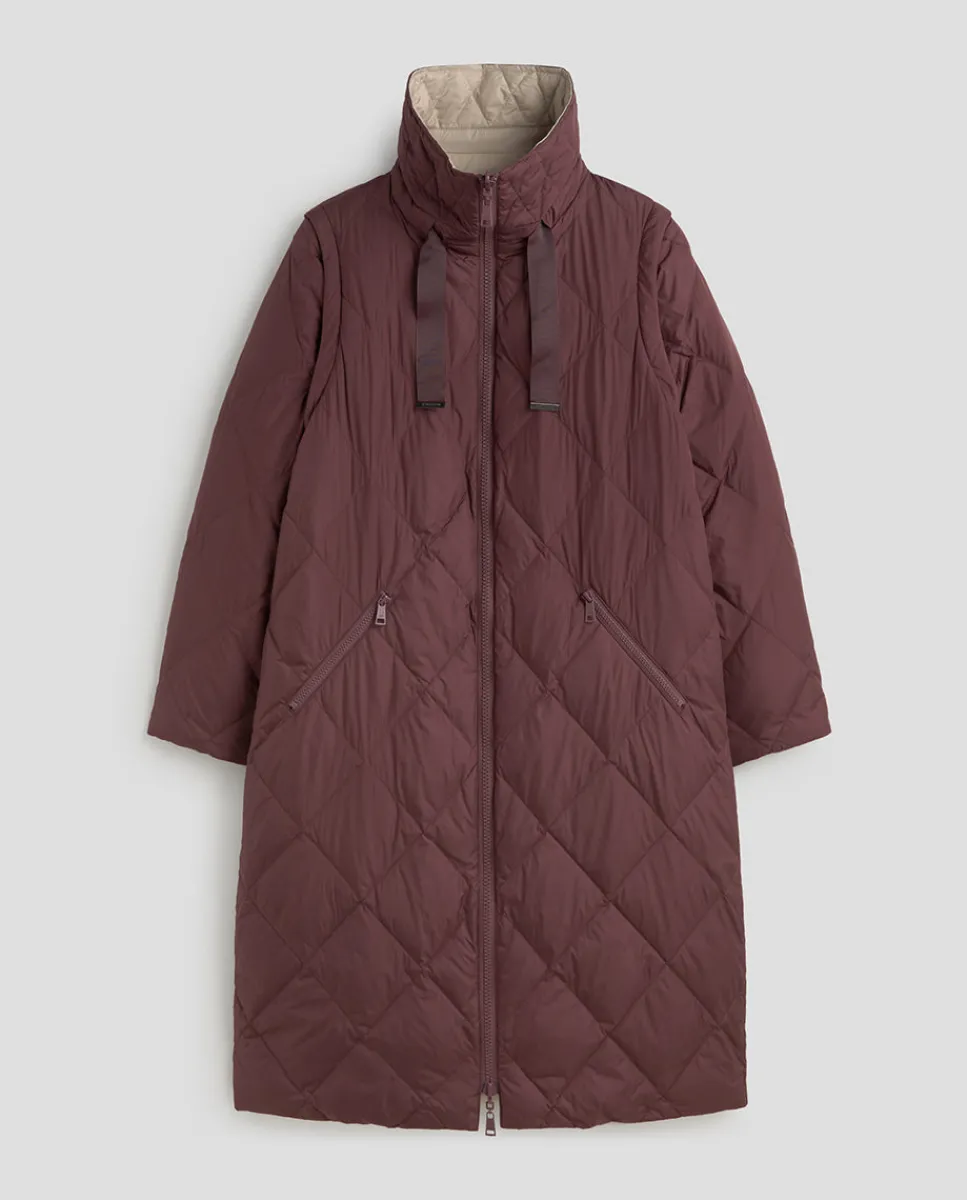 Prendas De Abrigo|Plumíferos|SIMORRA Plumífero largo reversible Rojo