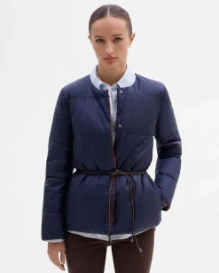 Prendas De Abrigo|Plumíferos|SIMORRA Plumífero reversible cinturón Azul