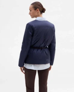 Prendas De Abrigo|Plumíferos|SIMORRA Plumífero reversible cinturón Azul