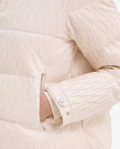 Prendas De Abrigo|Chaquetas|SIMORRA Plumífero tejido fantasía Blanco