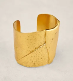 Bisutería|Fiesta|SIMORRA Pulsera dorada ancha Oro